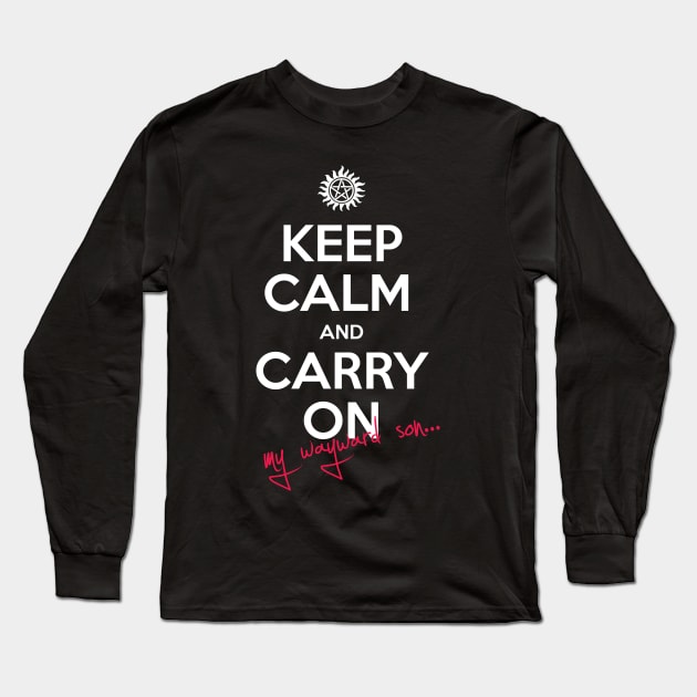 Carry on Wayward Son Long Sleeve T-Shirt by jenni_knightess